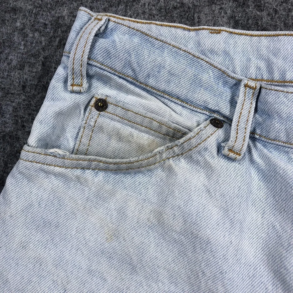 Vintage Levis 549 Jeans Mens 36x30 USA Light Wash Straight Leg 80s 90s Denim